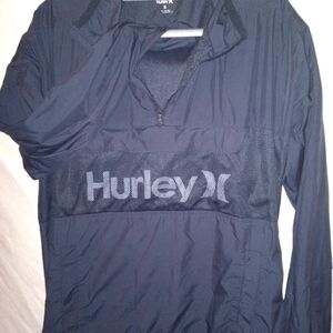 Windbreaker Black with front zip pocket